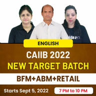 CAIIB 2022 NEW TARGET BATCH | BFM+ABM+RETAIL| ENGLISH | DEC 2022 EXAM LIVE CLASSES BY ADDA247