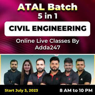 ATAL Batch | Civil Engineering | Online Live Classes By Adda247