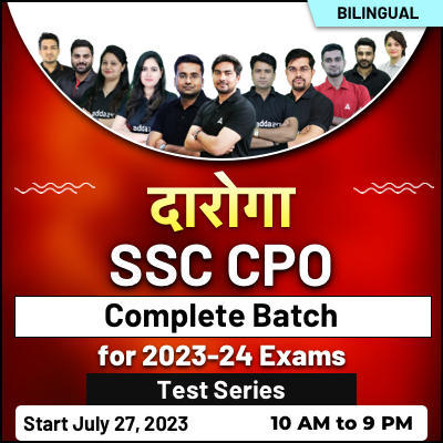 SSC CPO Notification 2023 Out for 1876 SI Vacancy_30.1
