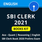 SBI Clerk 2021 Books Kit English Edition (By ADDA247)