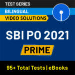 SBI PO Prime 2021 Online Test Series