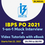 IBPS PO 2021 1-on-1 Mock Interview + Video Tutorial with eBook