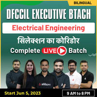 adda247 DFCCIL Executive Batch Electrical Engineering