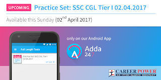 Sunday Challenge Is Live On Adda247 App : SSC CGL TIER I Practice Set | Latest Hindi Banking jobs_3.1