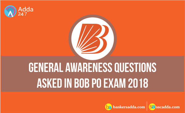 General/Economy/Banking Awareness Questions Asked in BOB PO 2018 (28th July, 1st Shift): Check Here | Latest Hindi Banking jobs_3.1