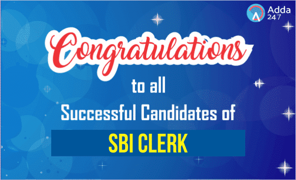 Congratulations to all Successful Candidates of SBI Clerk !!!! | Latest Hindi Banking jobs_3.1