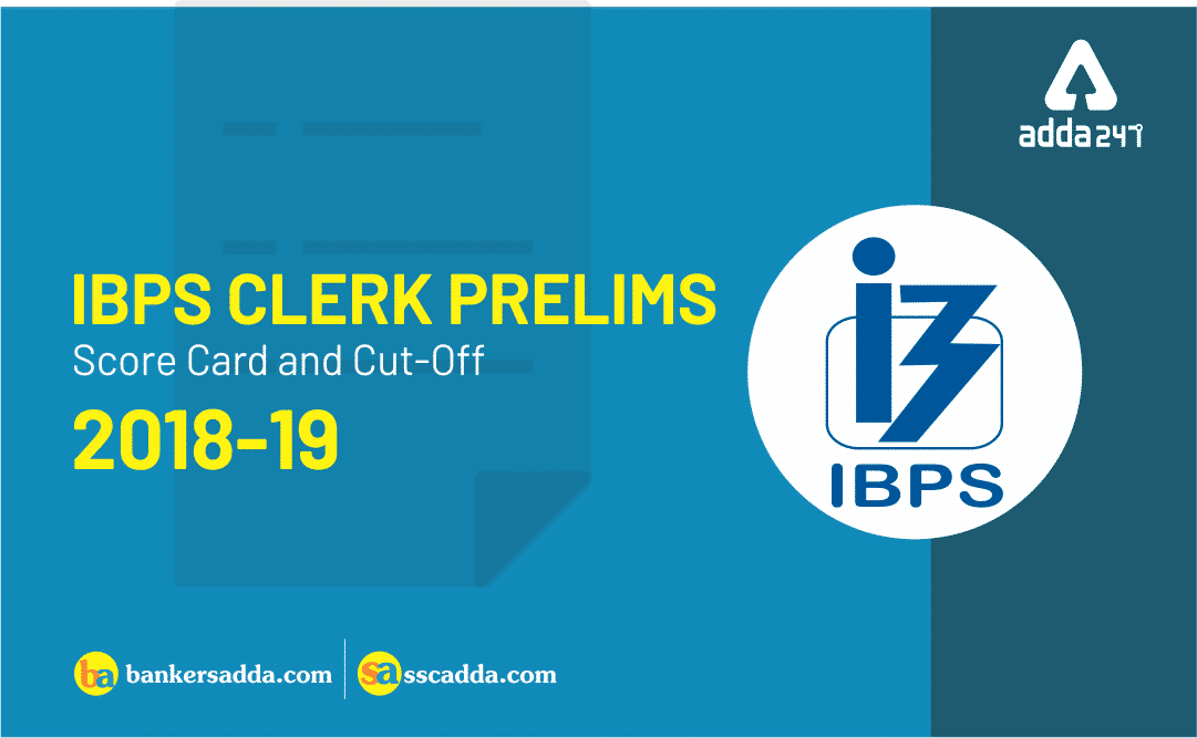 ibps-clerk-prelims-score-card-2018-19