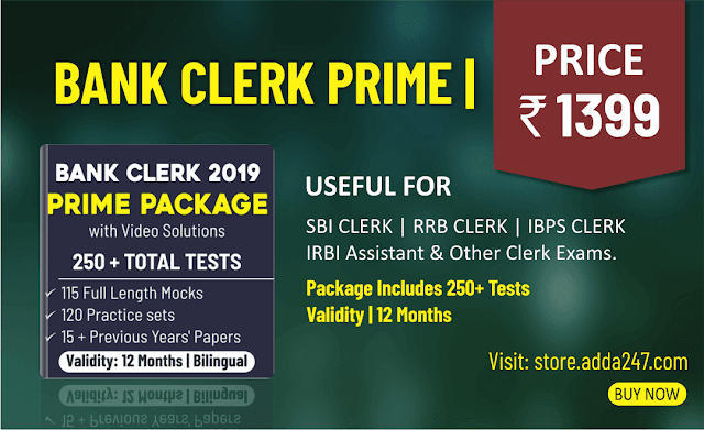 Bank Clerk PRIME Online Mock Test Series | Get 25% Off, Code: HOLI25 | Latest Hindi Banking jobs_3.1