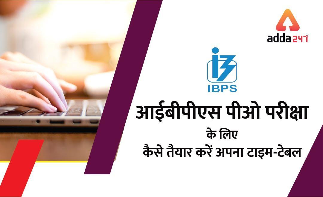 IBPS PO परीक्षा के लिए कैसे तैयार करें टाइम-टेबल | Latest Hindi Banking jobs_3.1