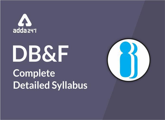 DB&F New Syllabus 2019 In Hindi | Latest Hindi Banking jobs_3.1