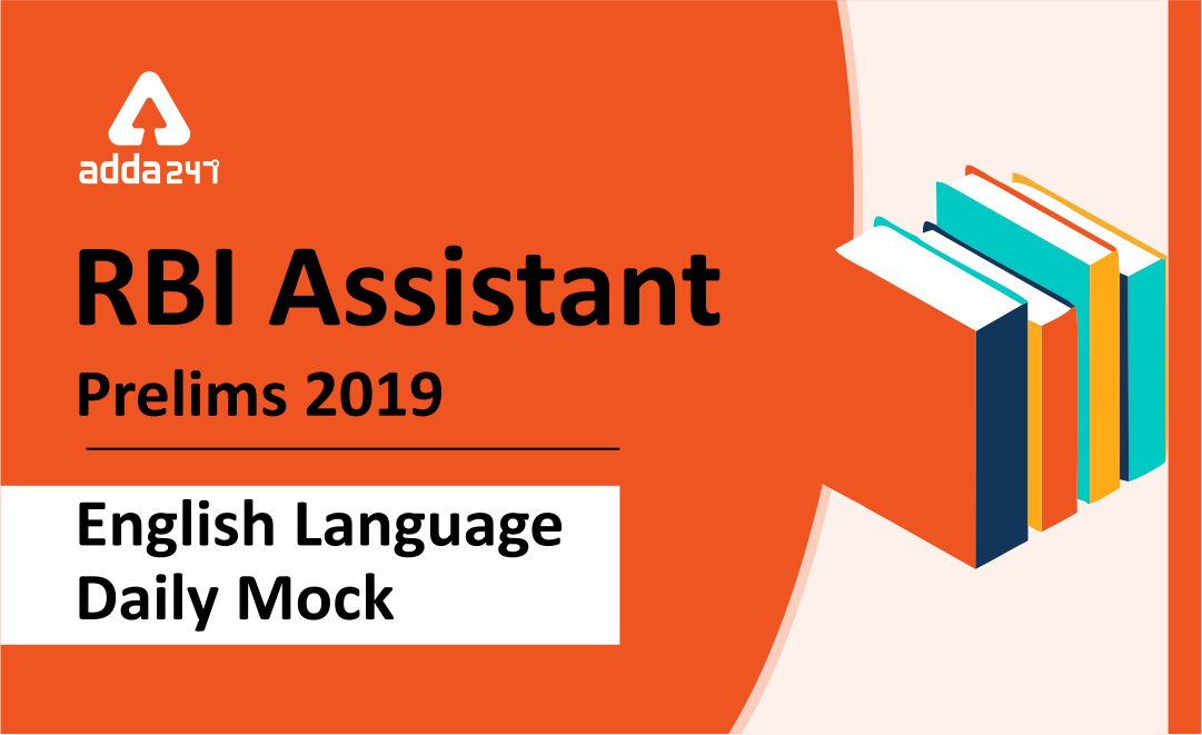 RBI Assistant Prelims English Daily Mock 26th January 2020 Miscellaneous Practice Set | Latest Hindi Banking jobs_3.1