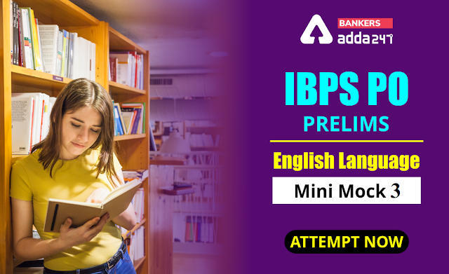 IBPS PO Prelims English Language Mini Mock Test 3 – Column Filler | Latest Hindi Banking jobs_3.1