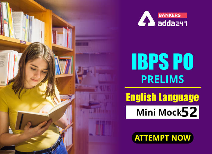 IBPS PO Prelims English Language Mini Mock Test 52- Miscellaneous | Latest Hindi Banking jobs_3.1
