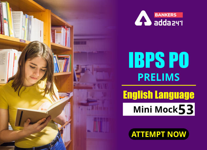 IBPS PO Prelims English Language Mini Mock Test 53- Miscellaneous | Latest Hindi Banking jobs_3.1
