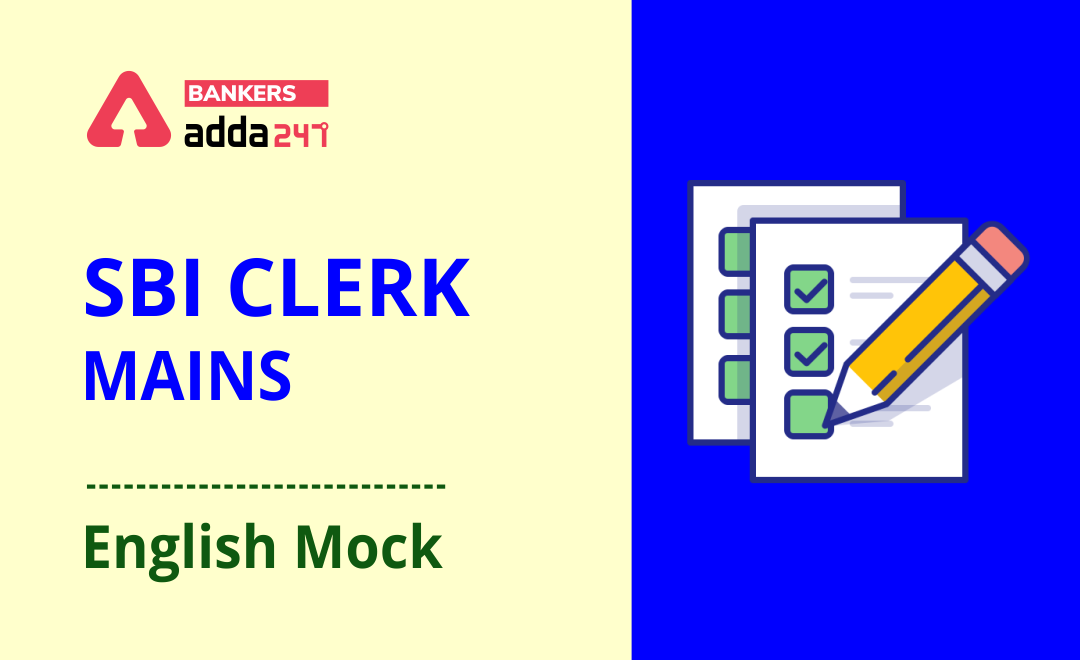 English Quizzes, Error correction, fillers based for SBI Clerk Mains English Mock 2021 – 27th July | Latest Hindi Banking jobs_3.1