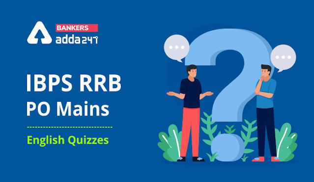 English Quizzes, for IBPS RRB PO Mains 2021 – 4th September | Latest Hindi Banking jobs_3.1