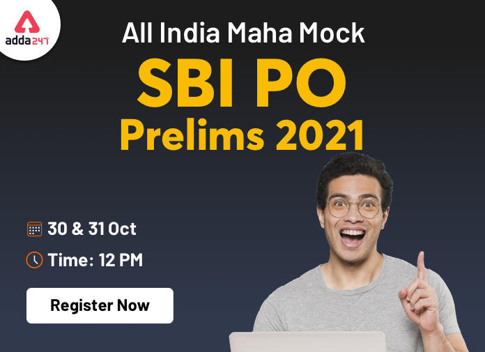 Register Now For All India Maha Mock of SBI PO Prelims 2021 on 30th & 31st October | Latest Hindi Banking jobs_3.1