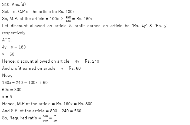 SBI/IBPS PO प्रीलिम्स क्वांट क्विज : 10th October – Mixture & Allegation, Profit & Loss and SI & CI | Latest Hindi Banking jobs_9.1