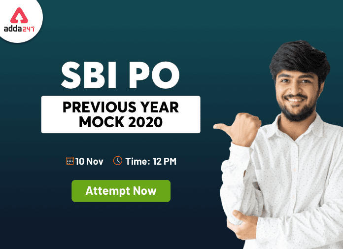 SBI PO Mock Test 2021: 10th November, Mock Based on 2020 Exam | Latest Hindi Banking jobs_3.1