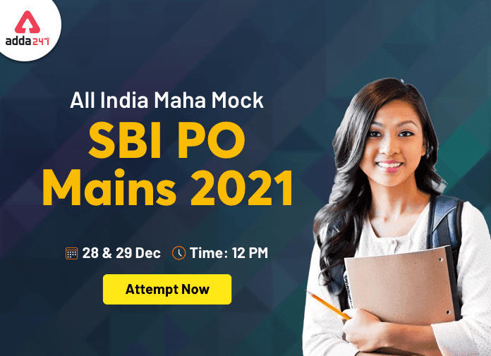 All India Maha Mock SBI PO Mains 2021 – 28th & 29th December 2021- Attempt Now | Latest Hindi Banking jobs_3.1