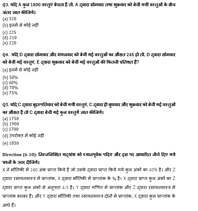ESIC-UDC Steno & MTS क्वांट क्विज 2022 : 6th January – Data Interpretation | Latest Hindi Banking jobs_5.1