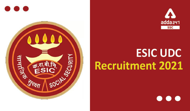 ESIC UDC Recruitment 2021-22: ESIC में अपर डिवीजन क्लर्क के 1865 पदों की भर्ती के लिए 15 फरवरी तक करें अप्लाई, Direct Link for Apply Online | Latest Hindi Banking jobs_3.1