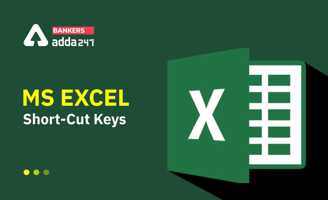 50 Excel Shortcuts That You Should Know in 2022: MS Excel Short-Cut Keys | Latest Hindi Banking jobs_3.1