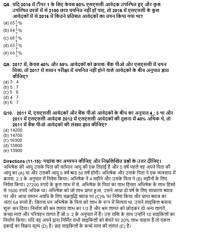 IDBI AM/Executive 2022 Quant क्विज : 4th July – Data Interpretation | Latest Hindi Banking jobs_7.1