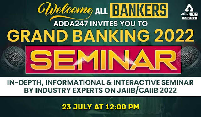 Grand Banking Seminar 2022: Welcome All Bankers- 23rd July | Latest Hindi Banking jobs_3.1