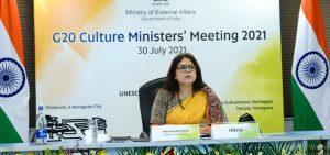 मीनाक्षी लेखी ने G20 संस्कृति मंत्रियों की बैठक में भारतीय प्रतिनिधिमंडल का नेतृत्व किया |_3.1
