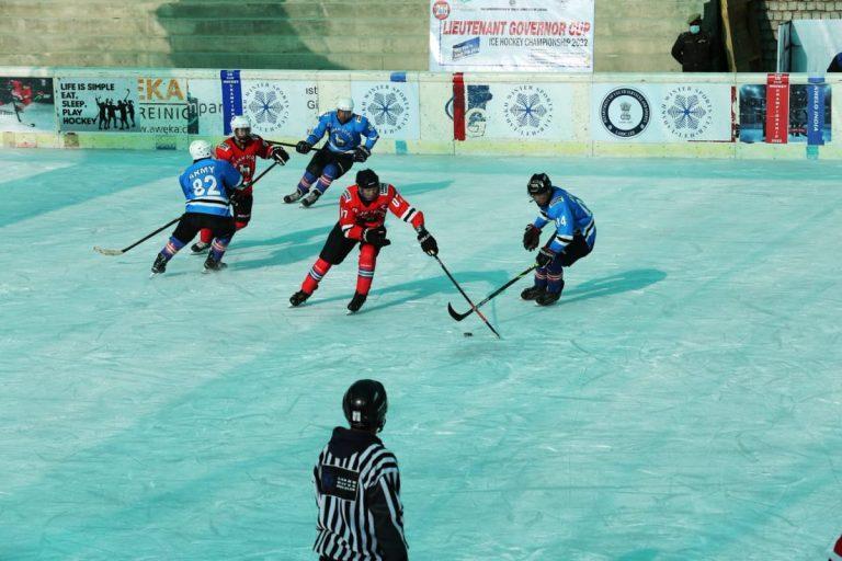दूसरा एलजी कप आइस हॉकी चैम्पियनशिप 2022 लद्दाख स्काउट्स रेजिमेंटल सेंटर ने जीता |_3.1