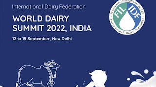 आईडीएफ वर्ल्ड डेयरी समिट 2022 नई दिल्ली में आयोजित किया जाएगा |_3.1