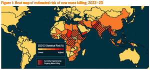 सामूहिक हत्याओं के जोखिम वाले देशों की सूची: भारत 8वें स्थान पर |_3.1