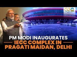 प्रधानमंत्री ने अंतर्राष्ट्रीय प्रदर्शनी-सह-सम्मेलन केंद्र – 'भारत मंडपम' का उद्घाटन किया |_3.1