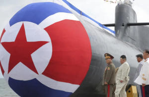 उत्तर कोरिया ने नई 'सामरिक परमाणु हमला पनडुब्बी' लॉन्च की |_3.1