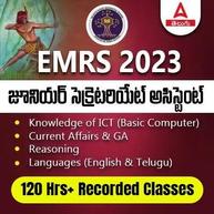 Telugu EMRS JSA Pre-Recorded Batch By Adda247