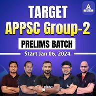 APPSC Group 2 Target Prelims Batch | Online Live Classes by Adda 247