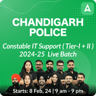CHANDIGARH POLICE Constable IT Support ( Tier-I + II ) 2024-25 Batch | Online Live Classes by Adda 247