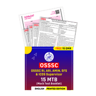 OSSSC RI, ARI, AMIN, SFS & ICDS Supervisor 15 Mock Test Booklet (English Printed Edition) by Adda247