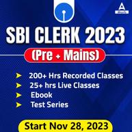 SBI Clerk (Pre + Mains) Complete Batch 2023 | Online Live Classes by Adda 247