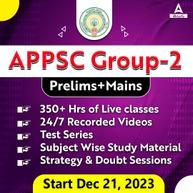 APPSC Group 2 (Pre + Mains) Selection Kit Batch | Online Live Classes by Adda 247