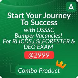 OSSSC Combo Product For RI, ICDS, ARI, LSI, FG & DEO Exam Live + Recorded Batch By Adda247