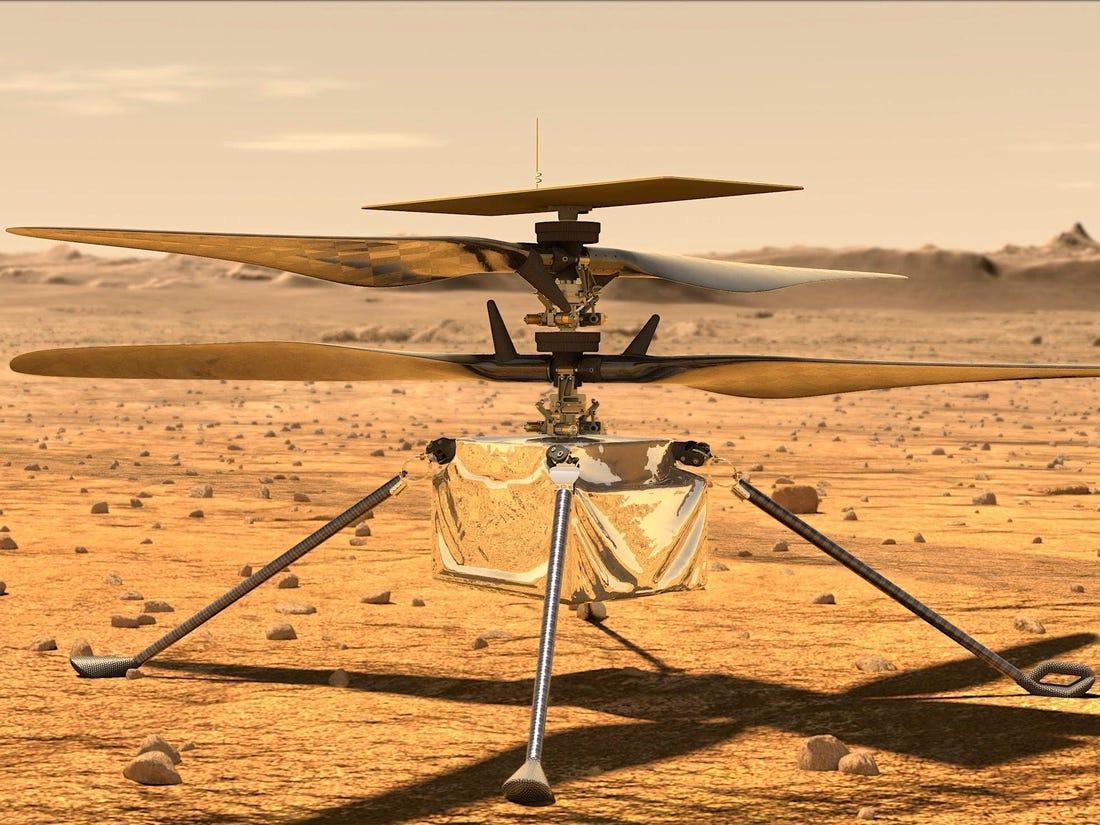 NASA's Ingenuity Helicopter Takes Flight On Mars | নাসার ইনজেনুইটি হেলিকপ্টারটি মঙ্গল গ্রহে অবতরণ করেছে_2.1