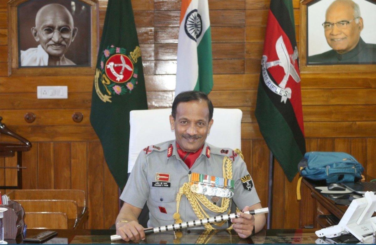 Lt. General Pradeep Chandran Nair takes charge as DG of Assam Rifles | लेफ्टनंट जनरल प्रदीप चंद्रन नायर यांनी आसाम रायफल्सचे डीजी म्हणून पदभार स्वीकारला_30.1