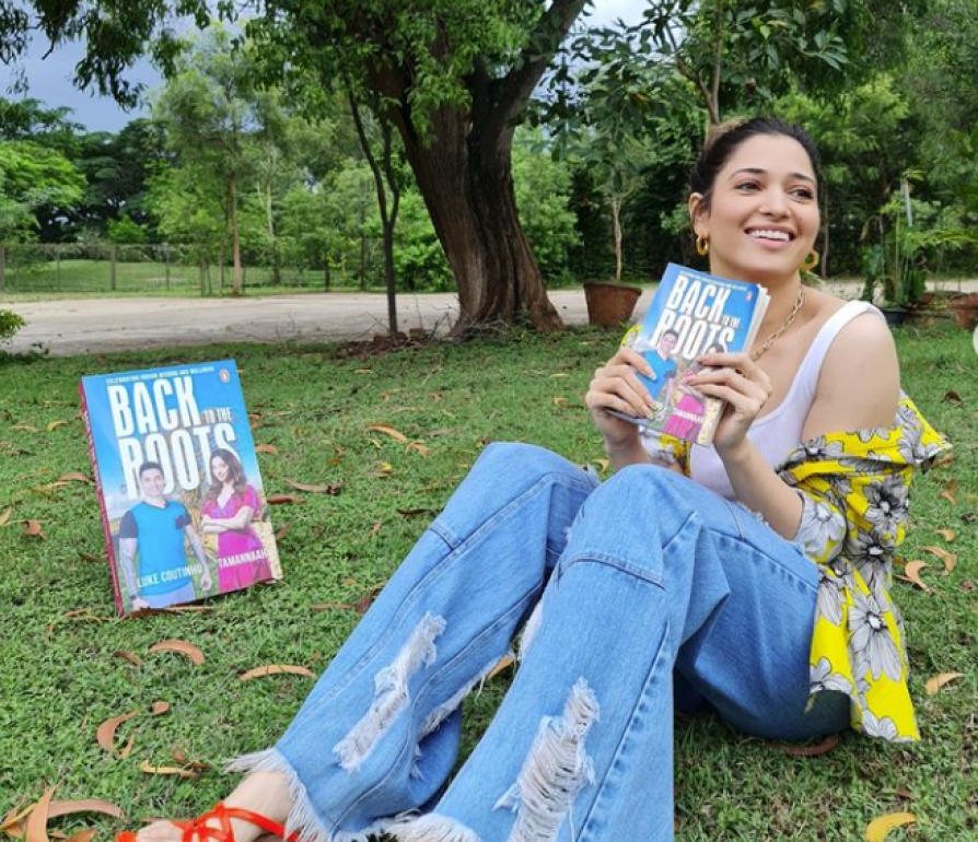 Tamannaah Bhatia unveils her book titled ‘Back to the Roots’