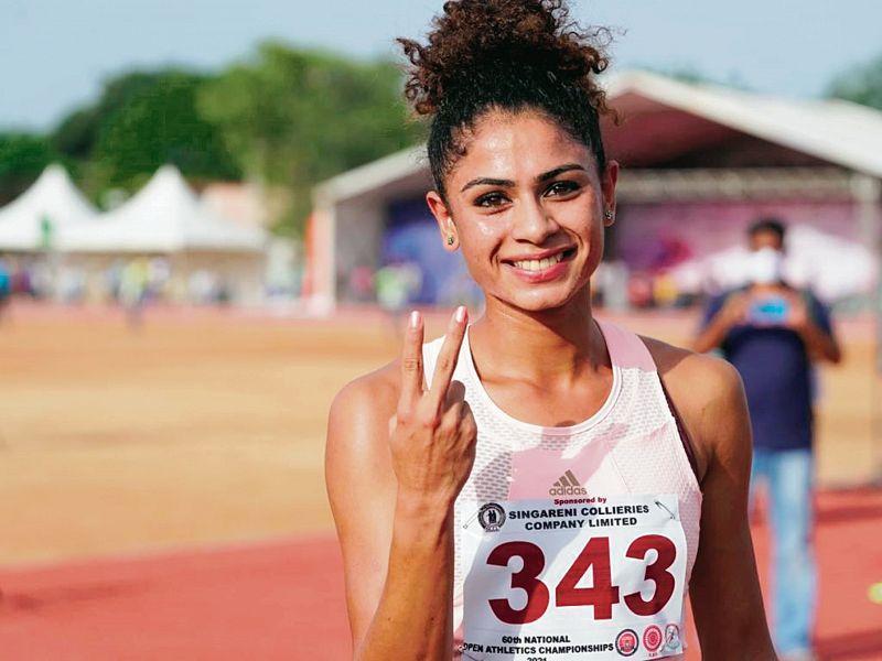 Harmilan Kaur Bains sets new record in 1500m race at National level