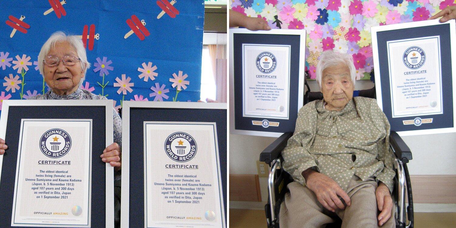 World’s oldest living twins are 107-year-old Japanese sisters