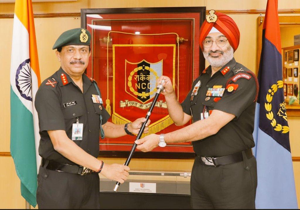 Lt Gen Gurbirpal Singh takes charge as DG of NCC