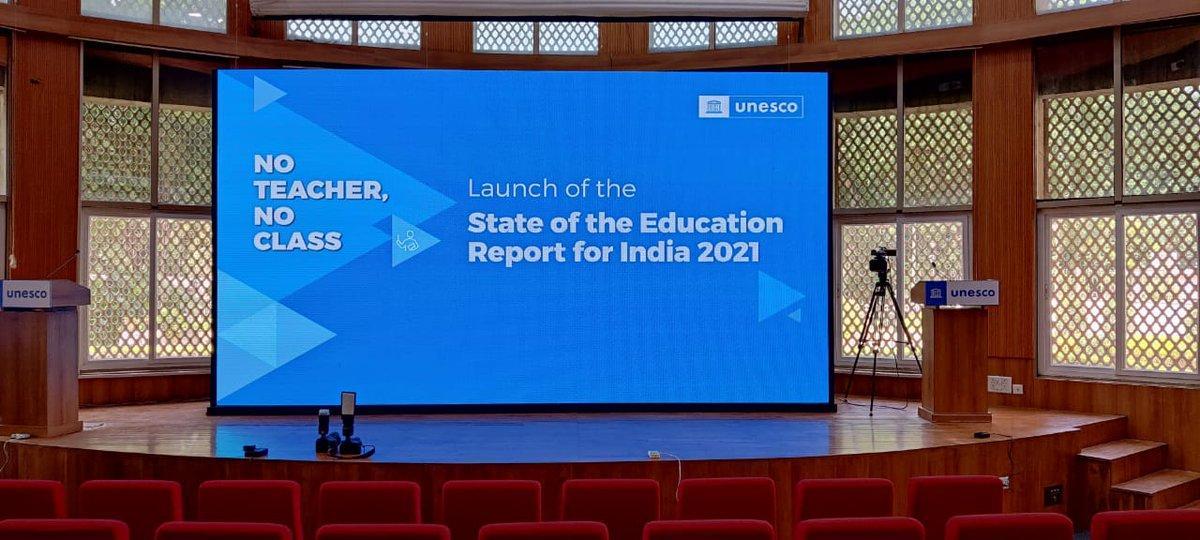 UNESCO launches 2021 State of the Education Report for India