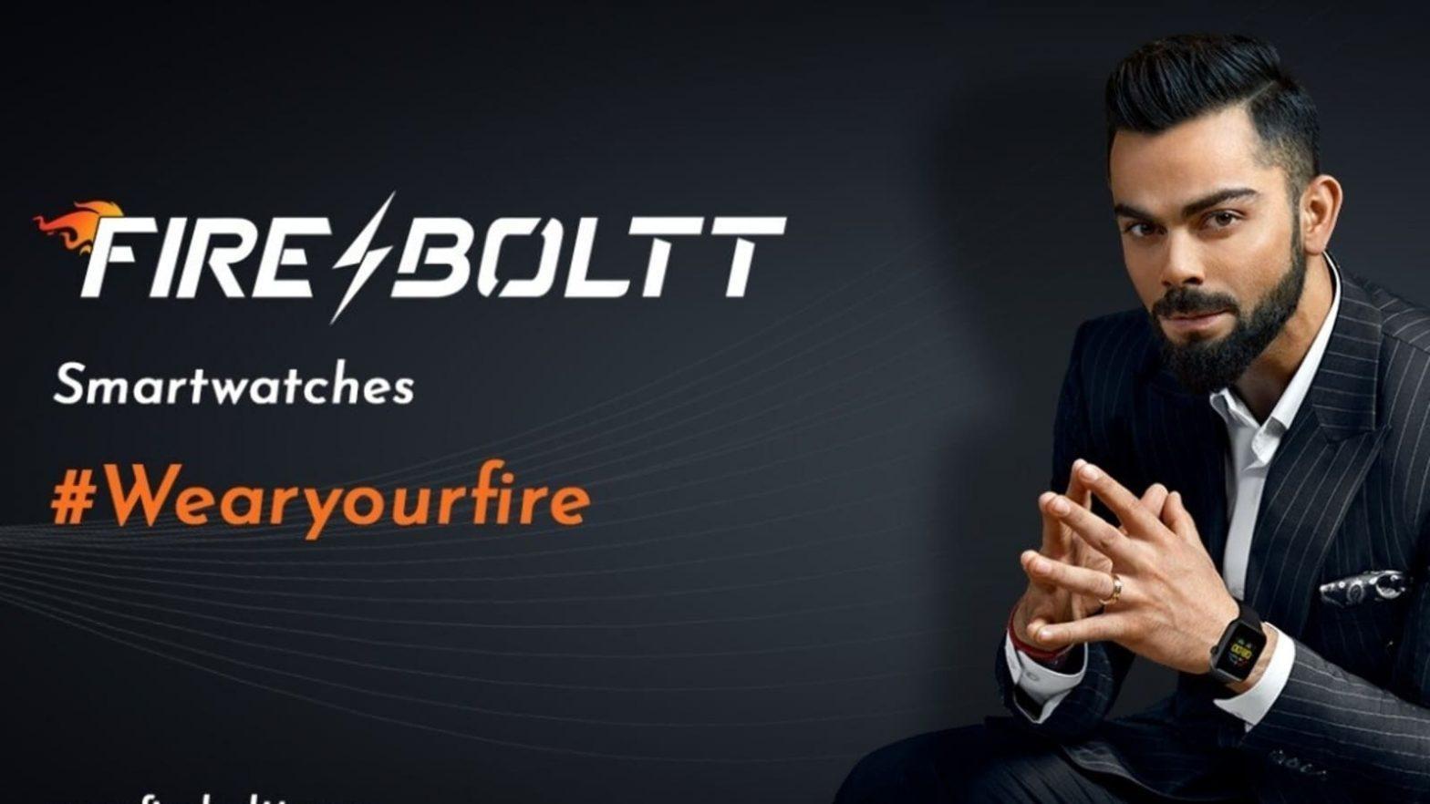 Fire-Boltt ropes in Virat Kohli as new brand ambassador
